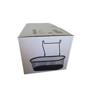 NEW Ikea HULTARP Container for Rail Steel Black Mesh 12 1/4x6 1/4"